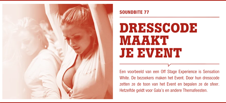 Soundbite 77: Dresscode maakt je event